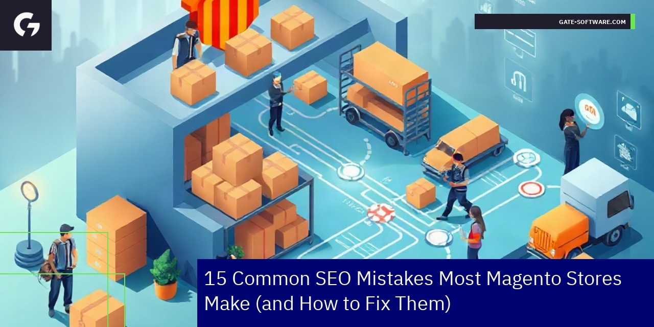Magento SEO mistakes icons and warnings