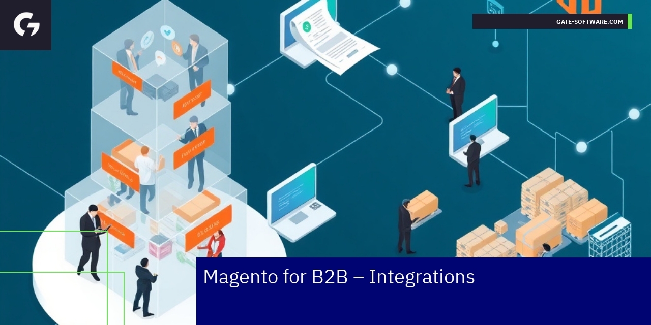 Magento B2B integrations managing stores and sales