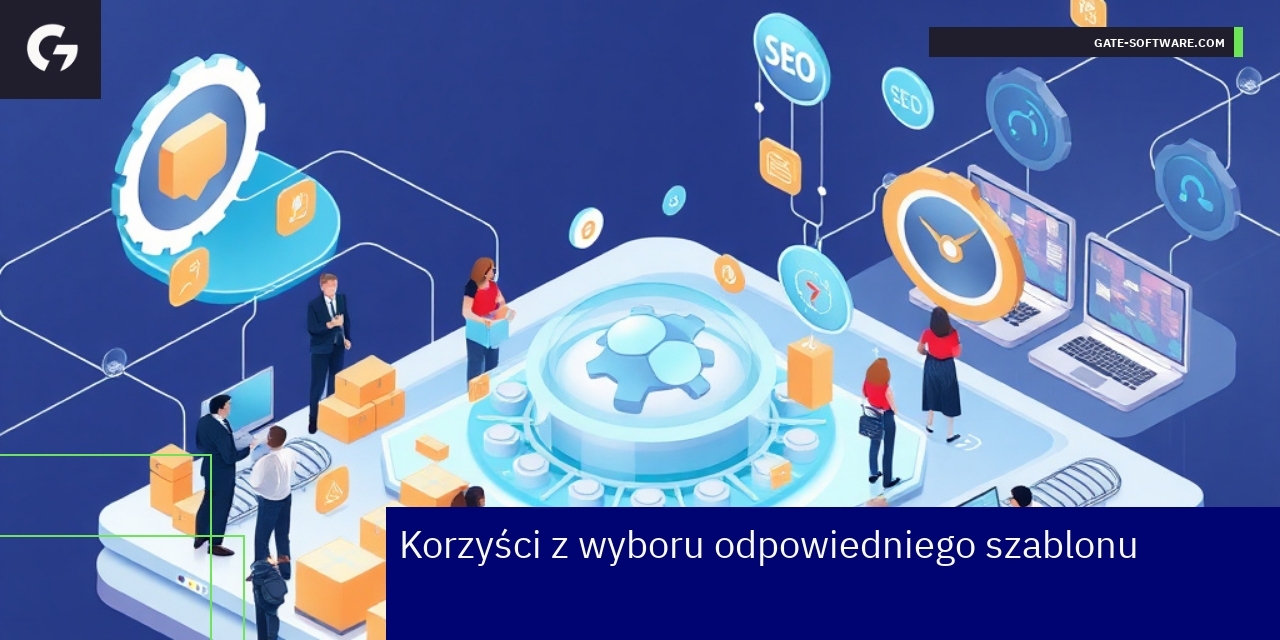 Ilustracja zalet szablonów Magento frontend eCommerce