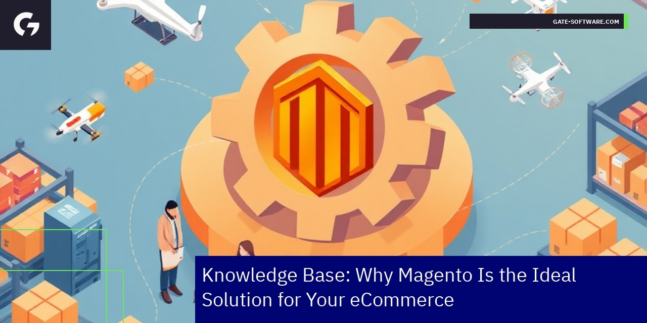 eCommerce platform interface with Magento 2 features