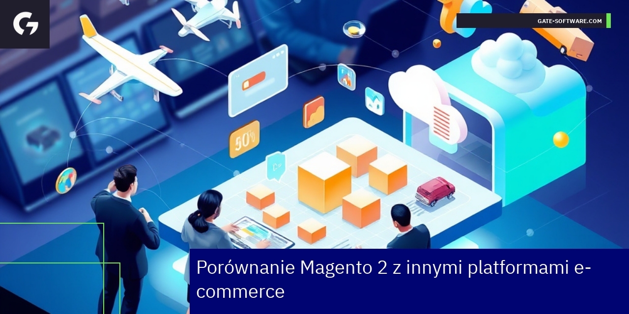 Schemat funkcjonalności i korzyści Magento 2