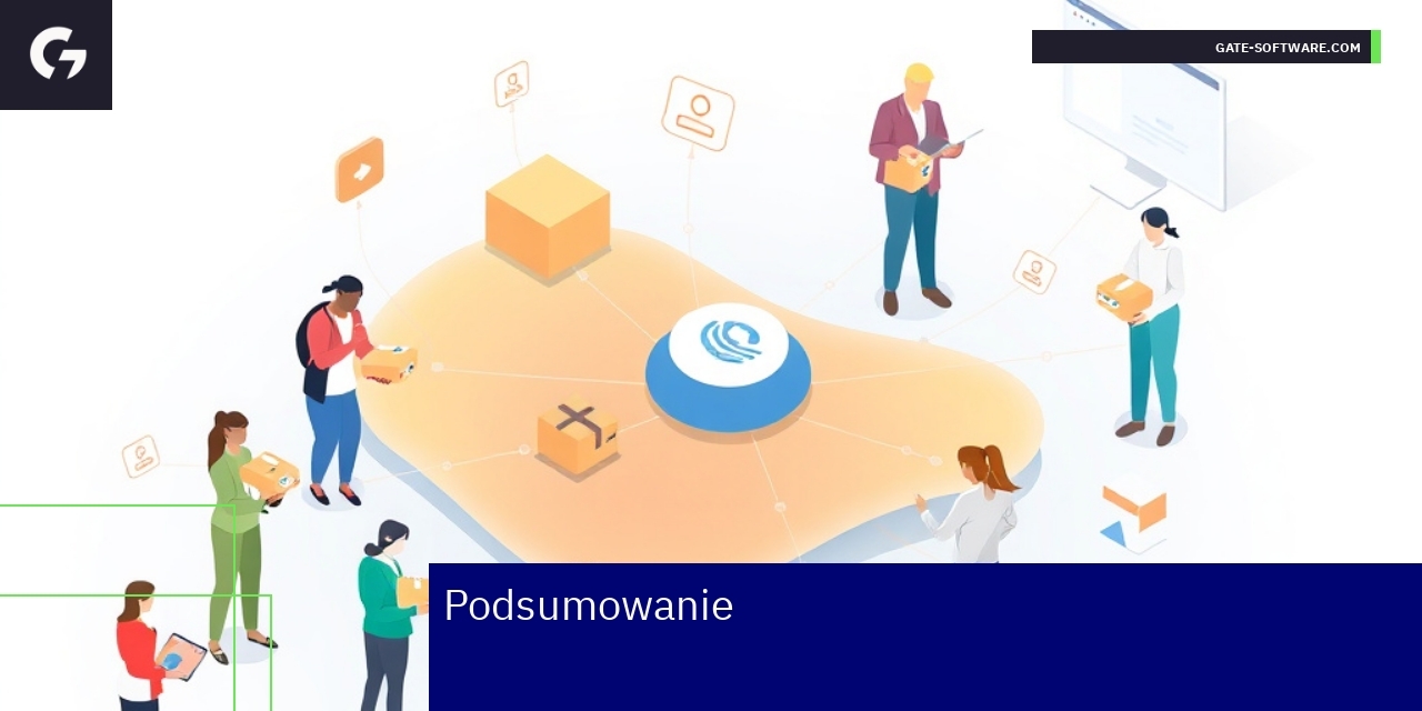 Nowoczesny front-end Hyva na tle ekranu sklepu