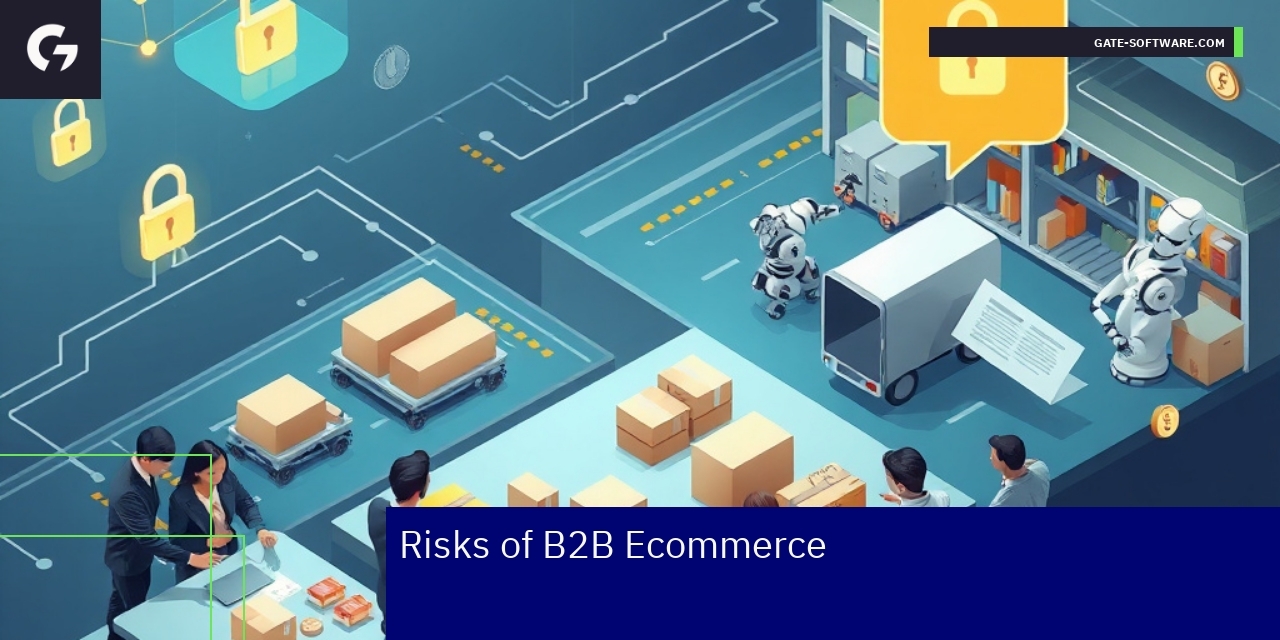 B2B ecommerce risk icons and security measures