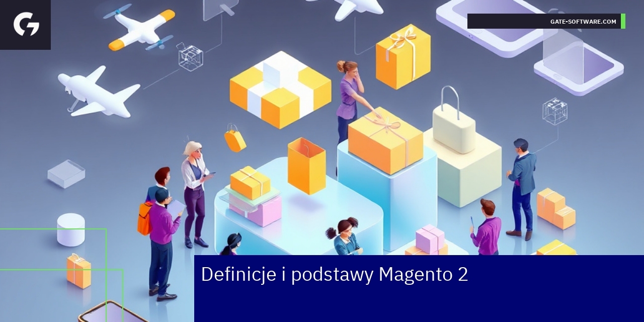 Schemat modularnej platformy Magento 2 dla e-commerce