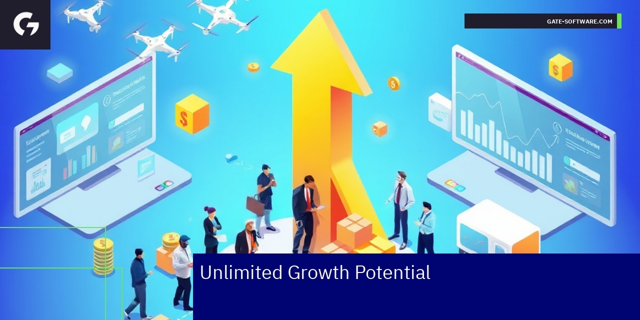 Graph showing growth through usability themes optimization