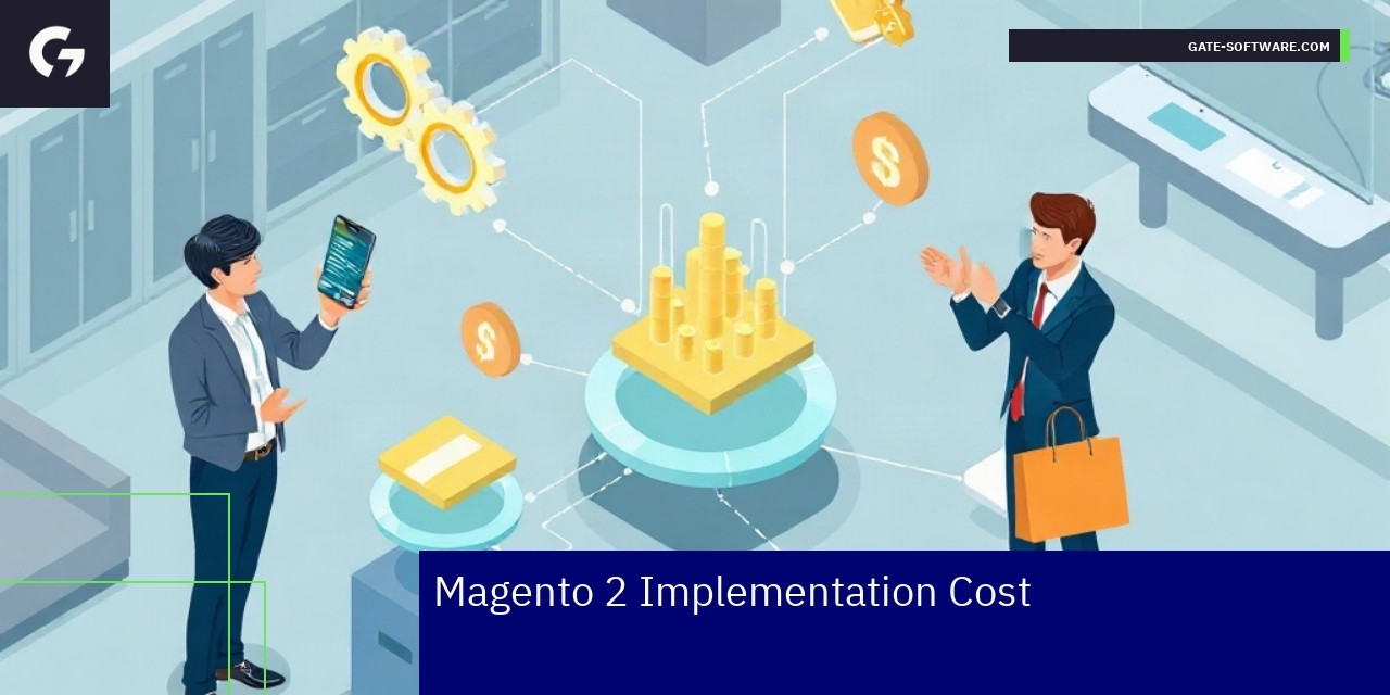 Diagram showing Magento 2 cost breakdown