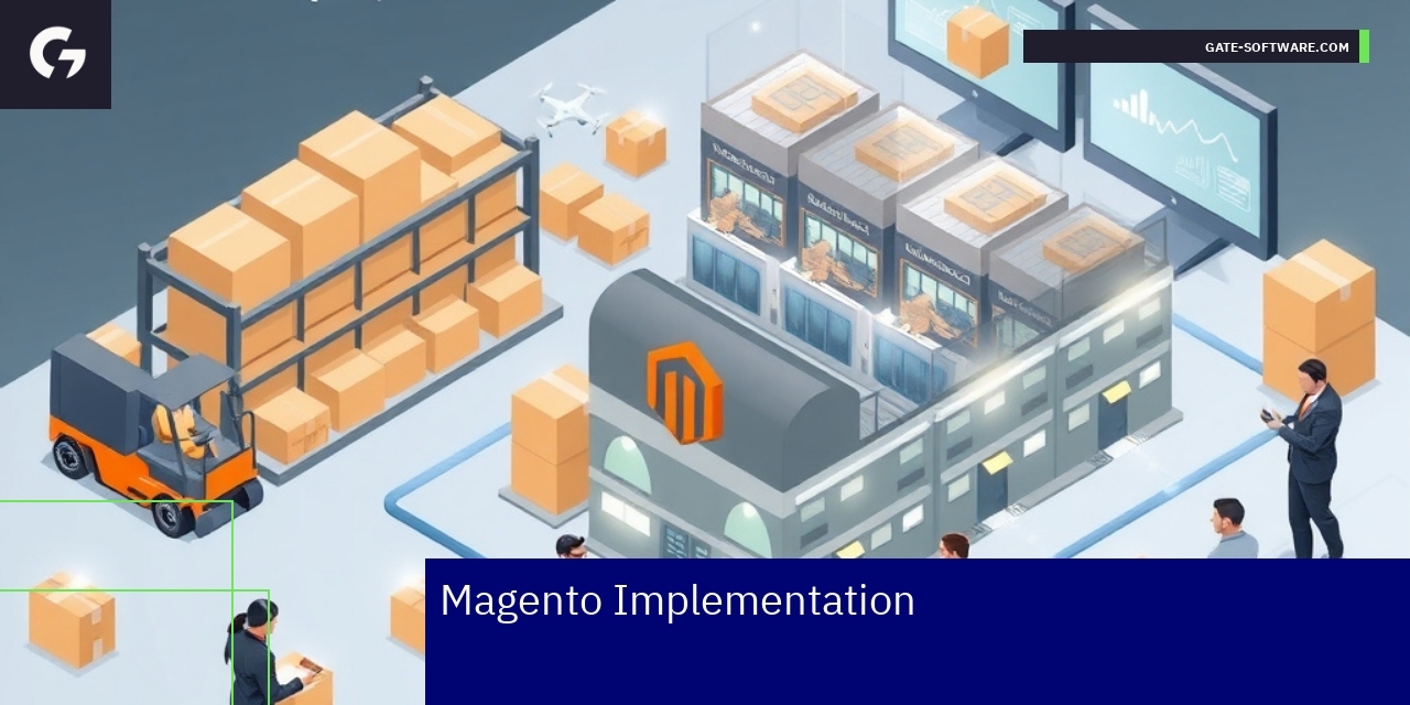 Magento B2B eCommerce Multistore Architecture Diagram of Magento multistore B2B eCommerce platform