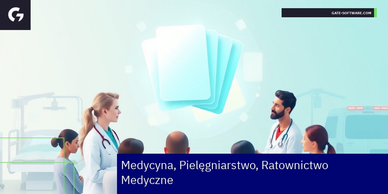 Schematy i dokumentacja medyczna na ekranie komputera