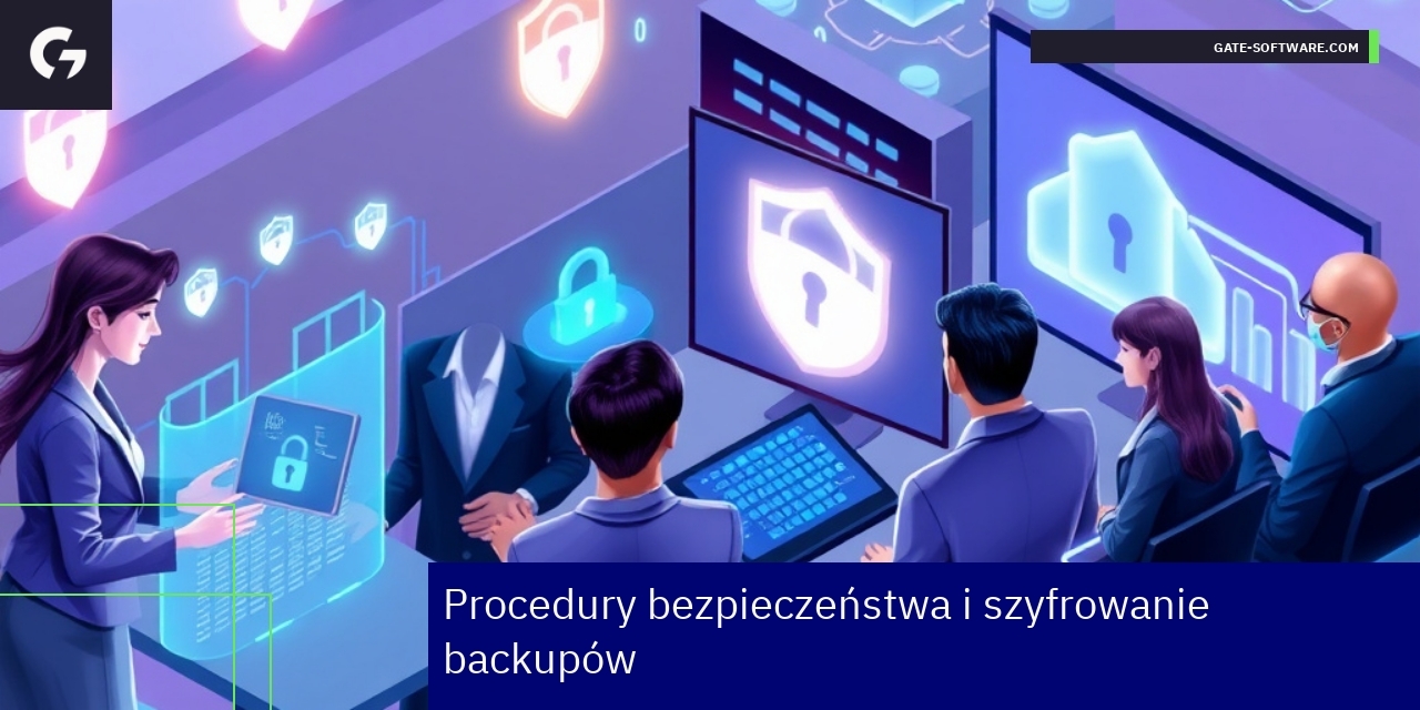 Schemat procedur bezpieczeństwa i szyfrowania danych