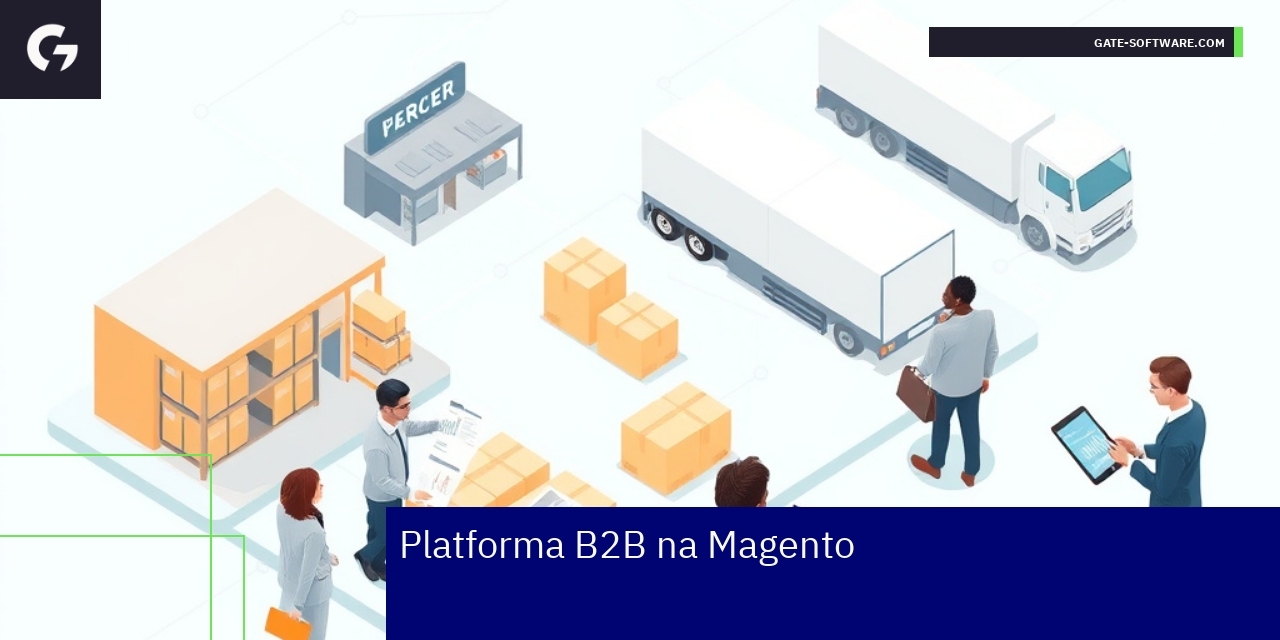 Schemat integracji Magento w modelu sprzedaży B2B