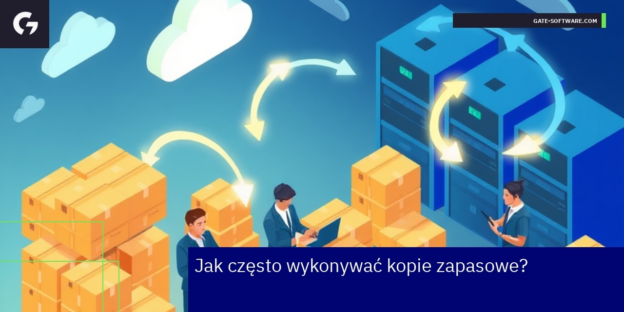 Ilustracja zarządzania kopiami zapasowymi i automatyzacją