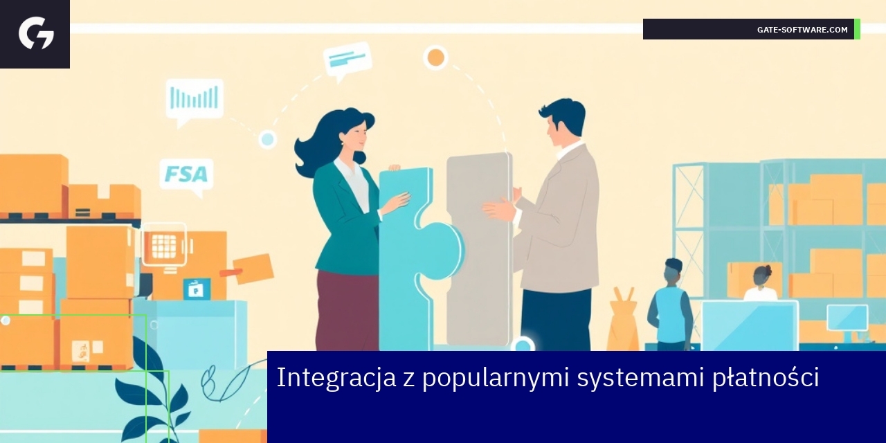 Ilustracja integracji systemów płatności i płatności mobilnych