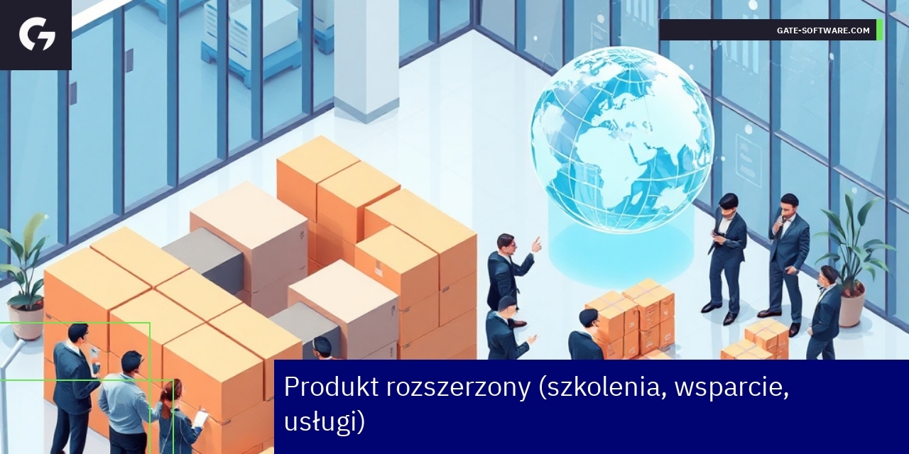 Ilustracja przedstawiająca systemy B2B i marketing cyfrowy