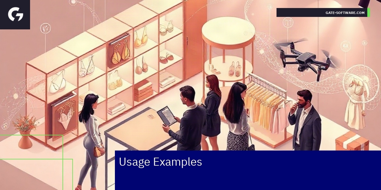 Lingerie products displayed with clean design and interactive features