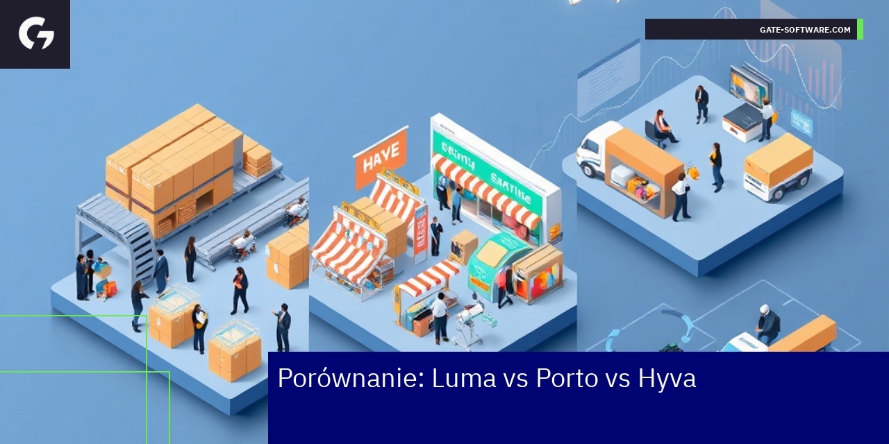 Porównanie szablonów Magento Luma Porto Hyva Schemat porównania szablonów Magento Luma, Porto, Hyva