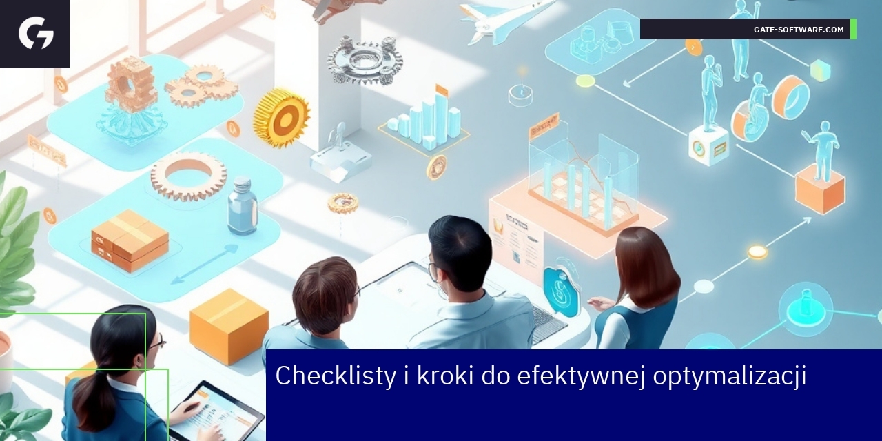 Schemat optymalizacji procesów B2B i technologii