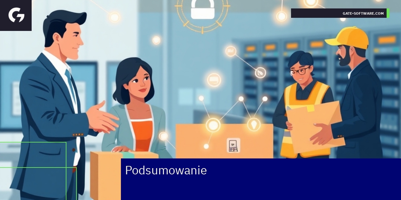 Schemat rozwoju handlu B2B online z technologią