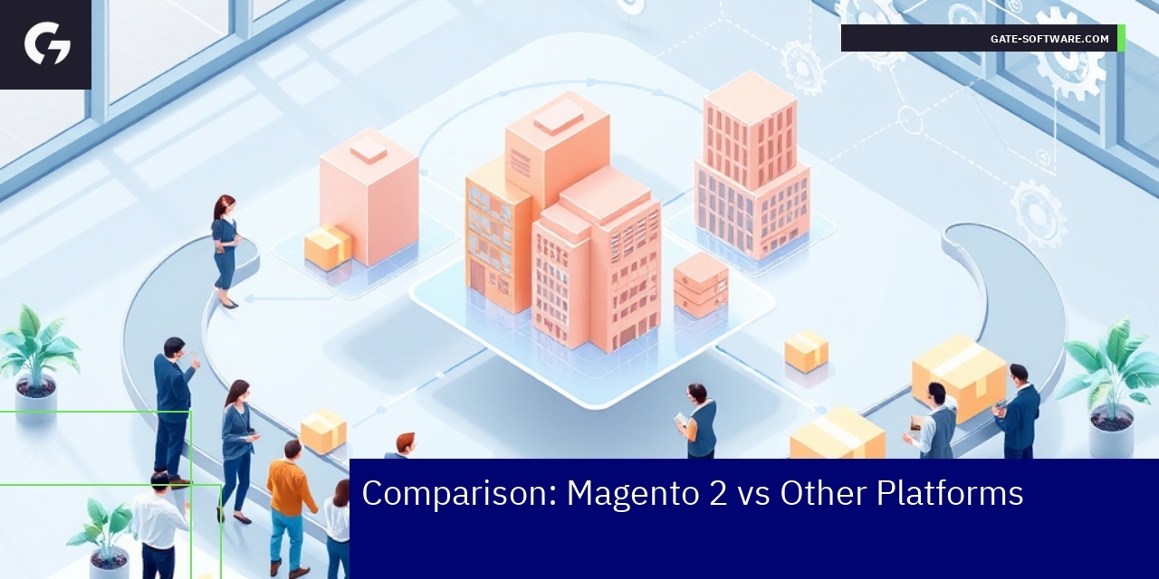 Magento 2 B2B platform features comparison chart