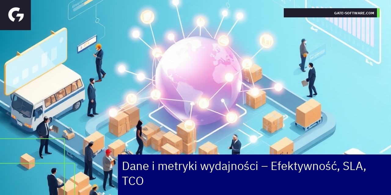 Wykresy i liczby efektywności projektów B2B
