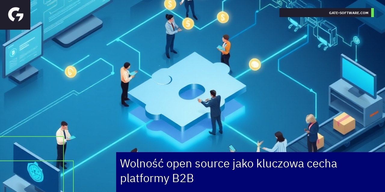 Schemat platformy B2B z funkcjami Magento i open source