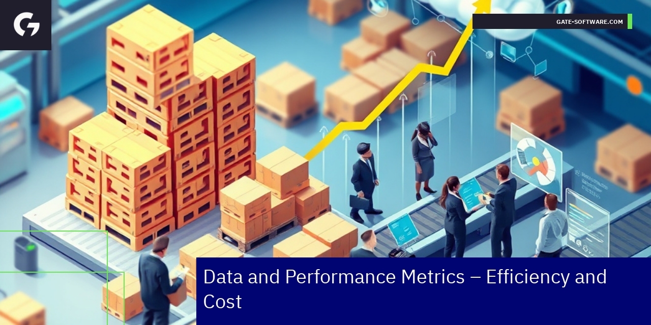 Key Performance Metrics in B2B eCommerce Graph showing B2B eCommerce efficiency and cost metrics
