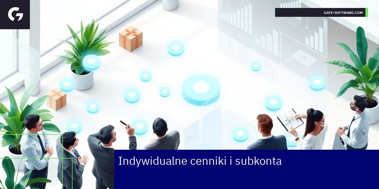 Schemat zarządzania cennikami i subkontami