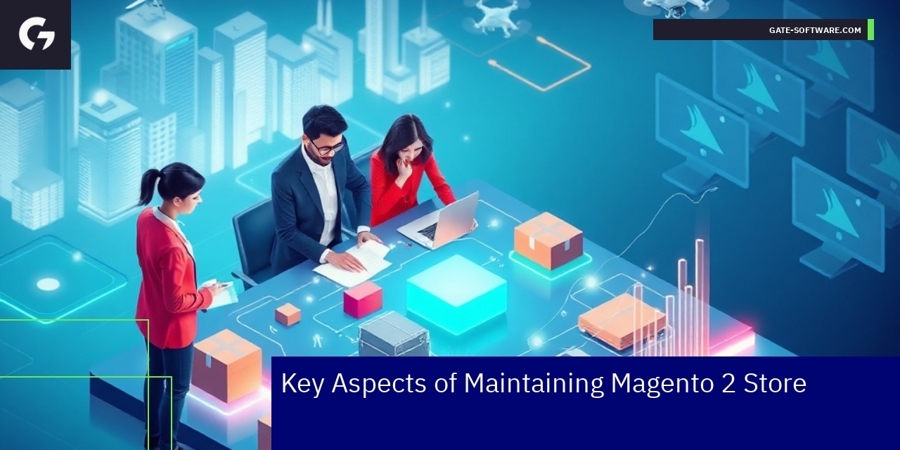 Key Aspects of Maintaining Magento 2 Store Performance Illustration of Magento 2 store maintenance and optimization