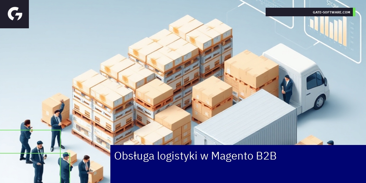 Obsługa logistyki i uprawnień w Magento B2B Praca zespołu nad logistyką i zarządzaniem uprawnieniami