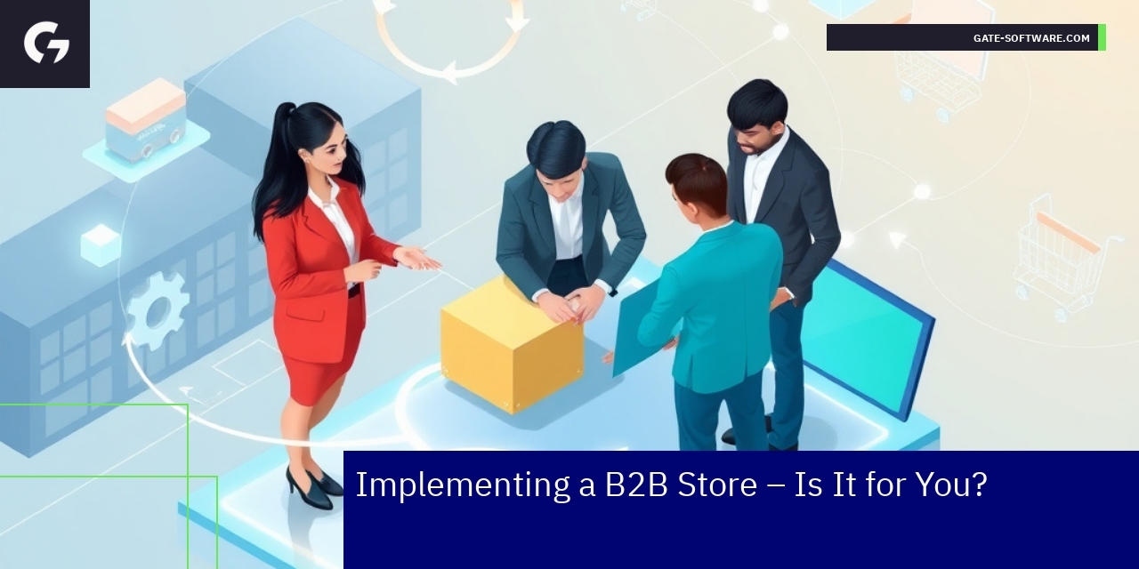 Graphical representation of B2B procurement process