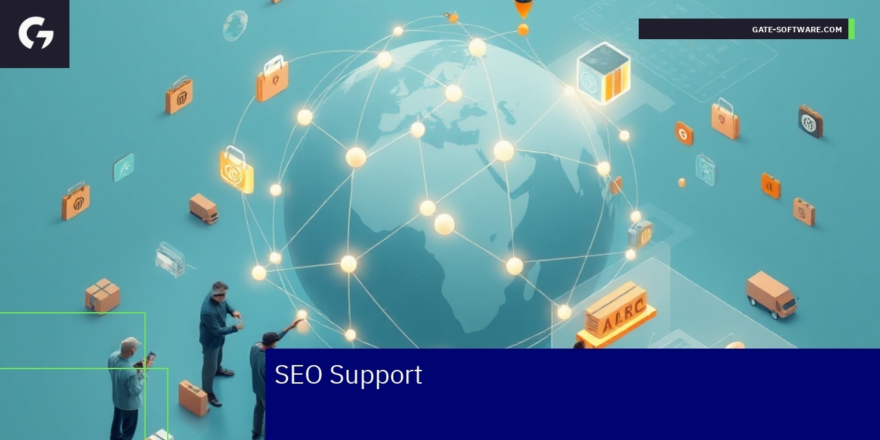 Diagram showing SEO migration steps and integrations