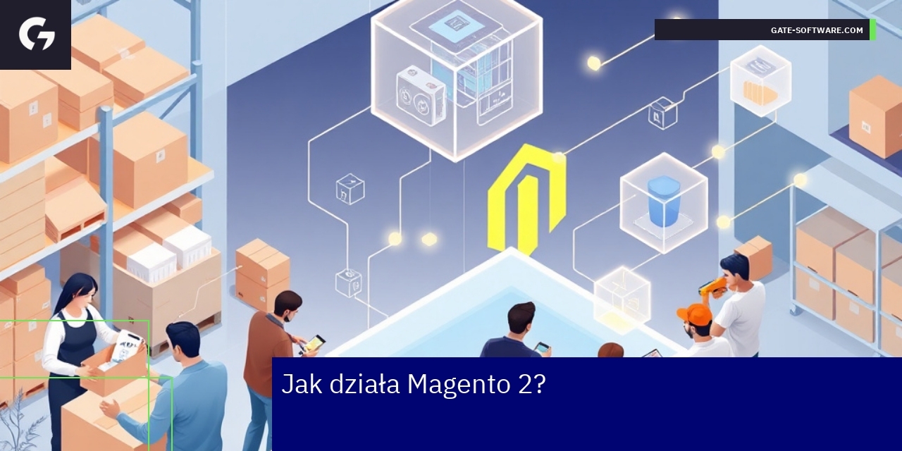 Schemat architektury Magento 2 i komponentów UI