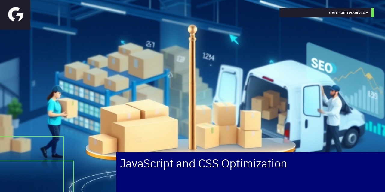 JavaScript and CSS Optimization for Magento 2 Graphic showing JavaScript and CSS optimization concepts
