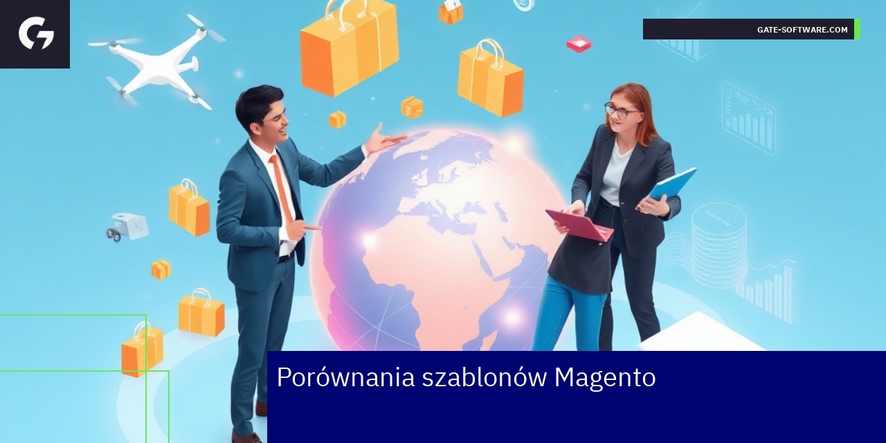 Porównanie szablonów Magento Luma, Porto i Hyva Schemat porównania trzech szablonów Magento