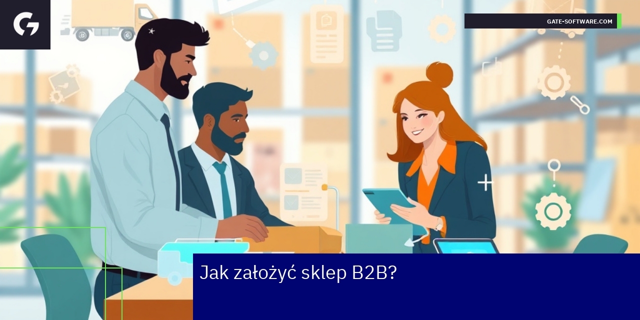 Kluczowe aspekty zakładania sklepu B2B Schemat procesów i funkcji platformy B2B