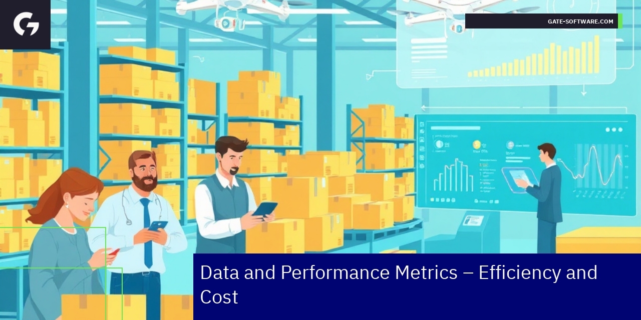 Key Performance Metrics of UiR Automation Graph showing UiR efficiency and cost metrics