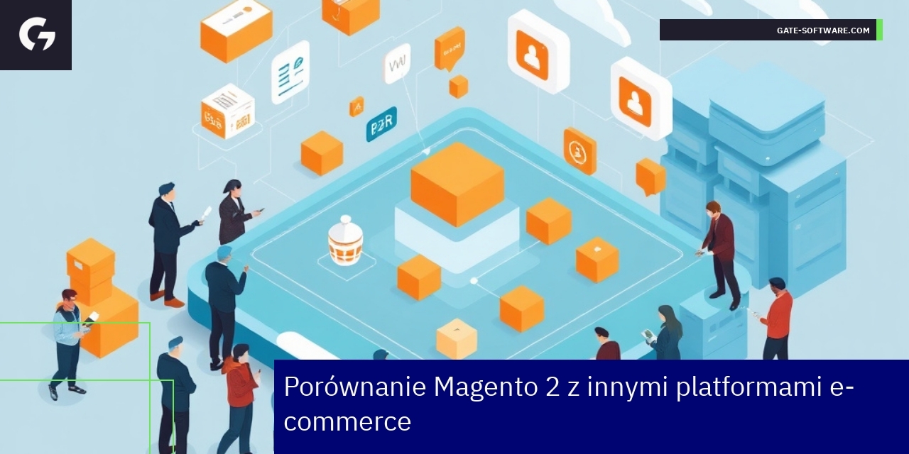 Wykres porównawczy Magento 2, Shopify i WooCommerce