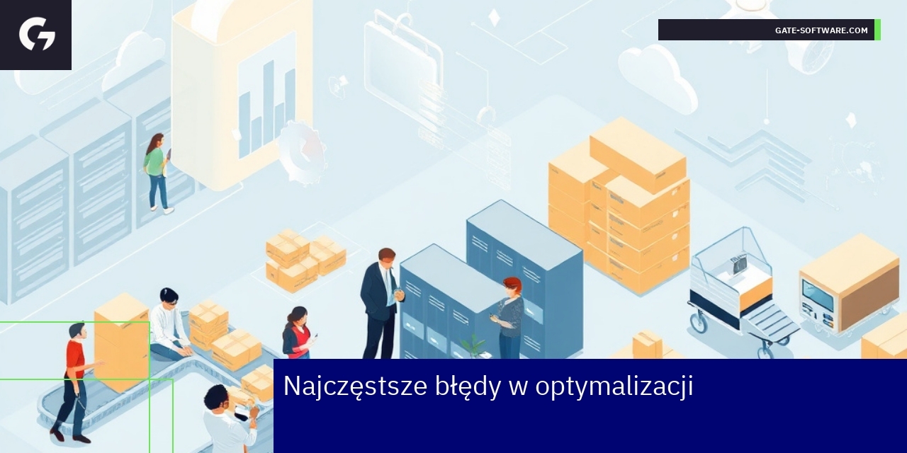 Przykłady błędów w optymalizacji UiR i diagramy
