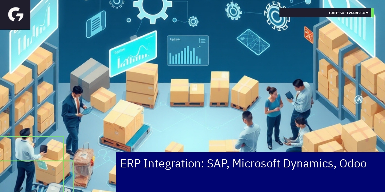 Business data flow between ERP systems and e-commerce platforms