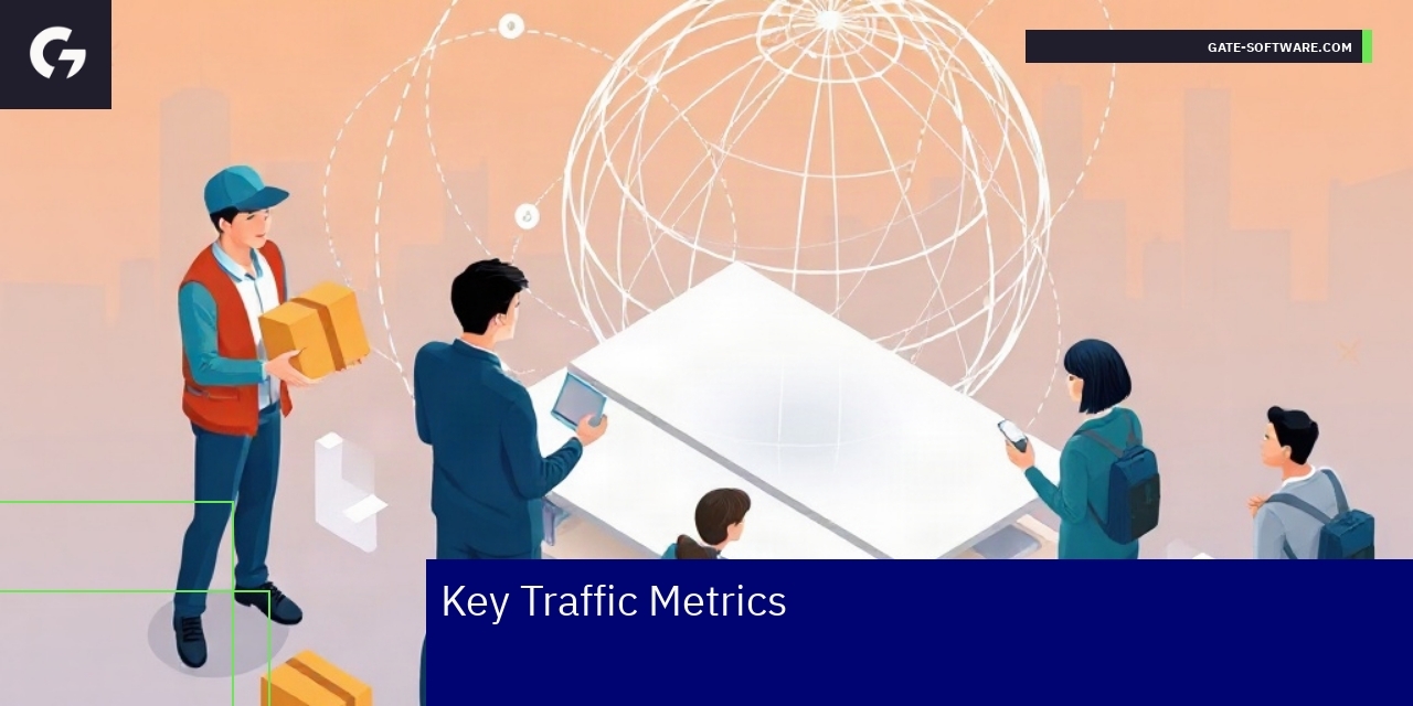 Key Traffic Metrics for Hyva Platforms Graph illustrating traffic volume and user engagement
