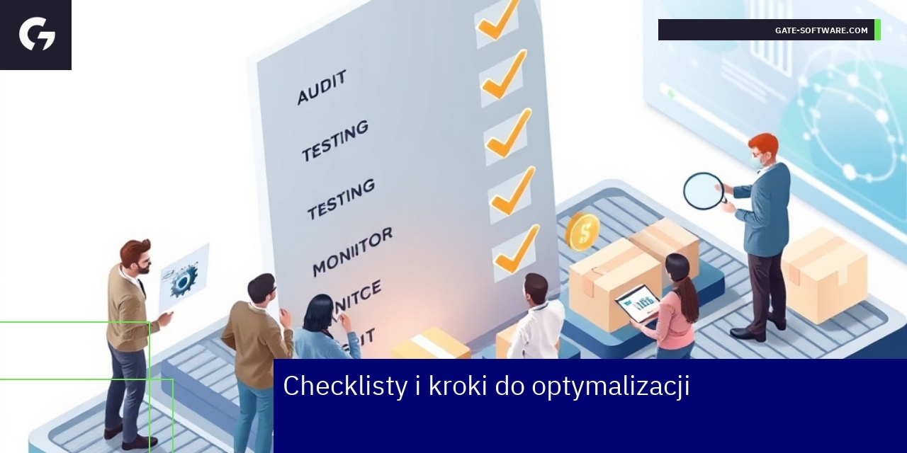 Schemat listy kontrolnej i kroków optymalizacji