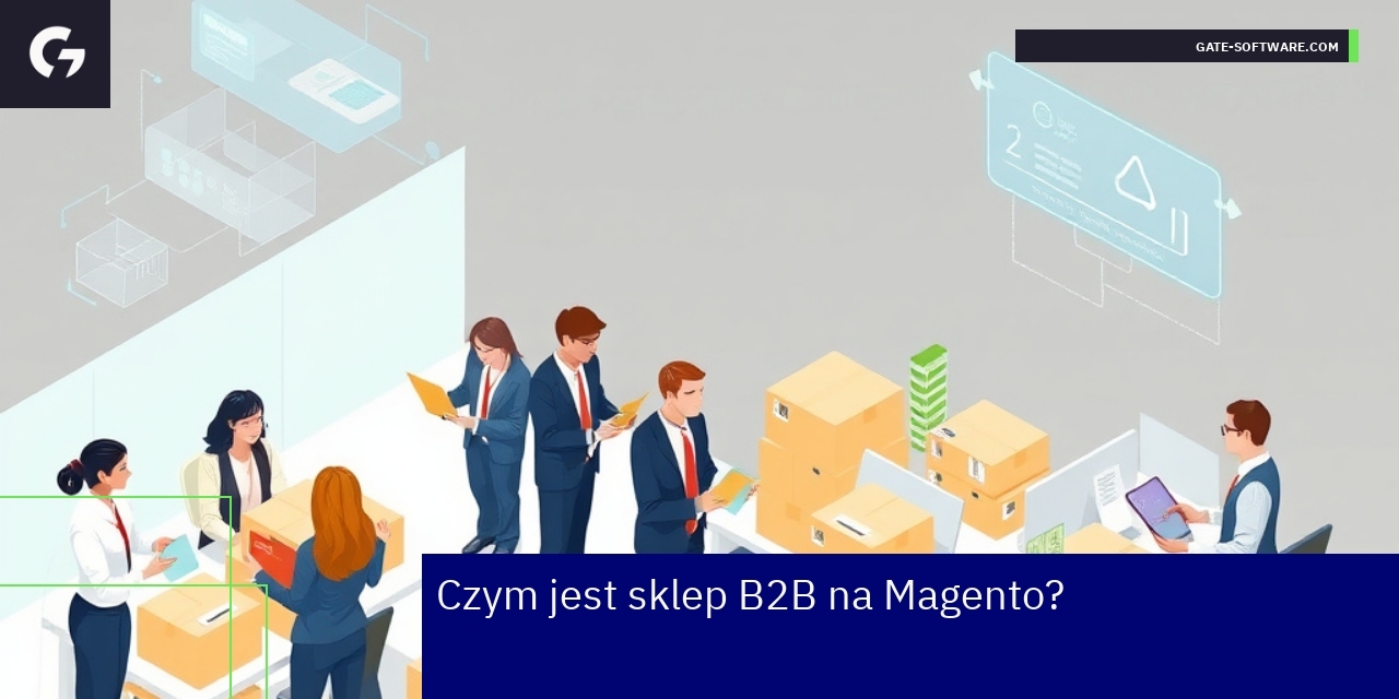 Schemat integracji sklepu B2B Magento z systemami