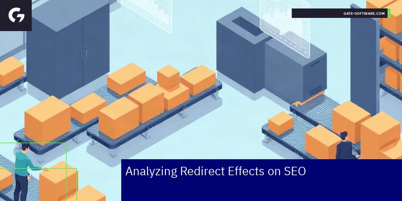Diagram showing redirect types and SEO effects