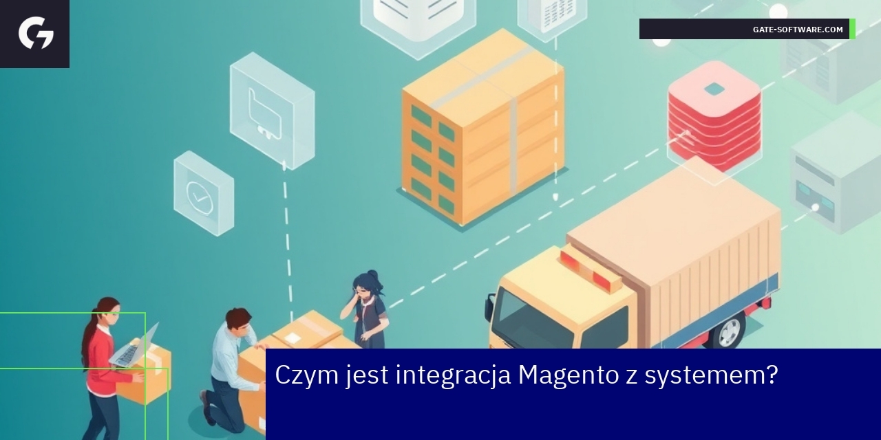 Schemat integracji Magento z systemami ERP i CRM