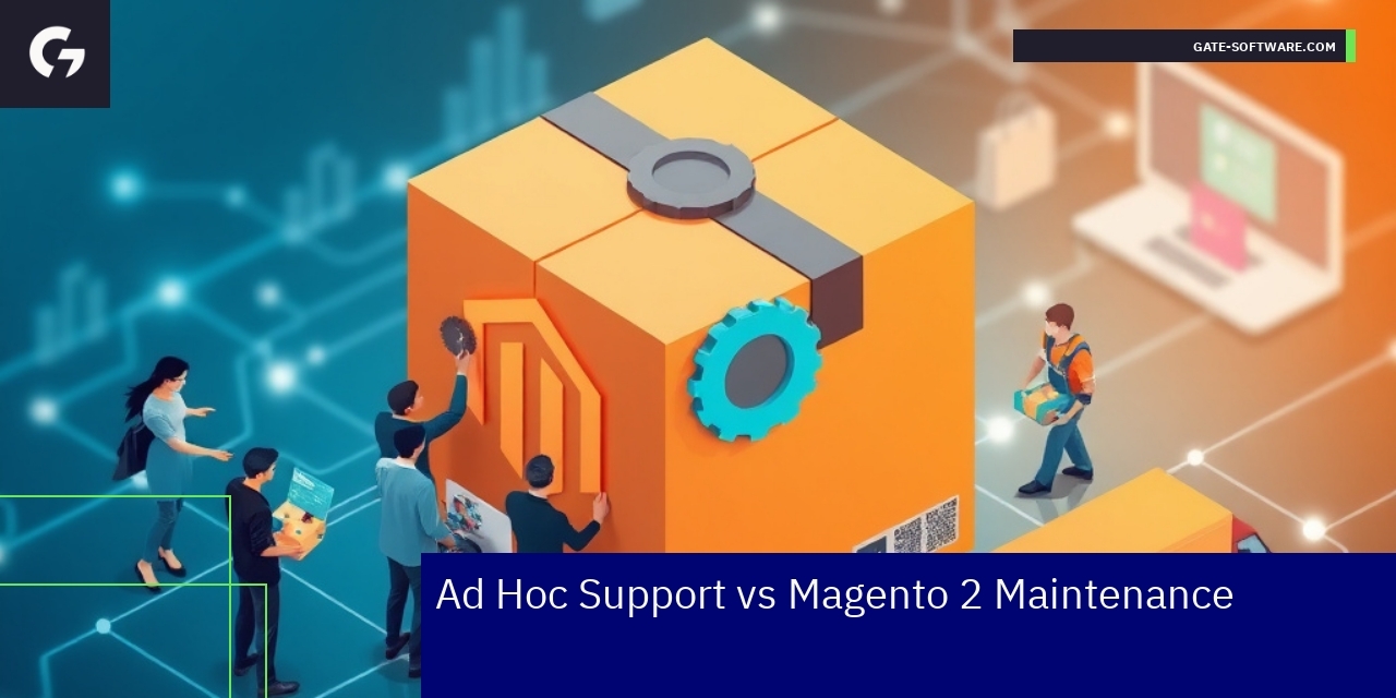 Magento maintenance services and support benefits diagram