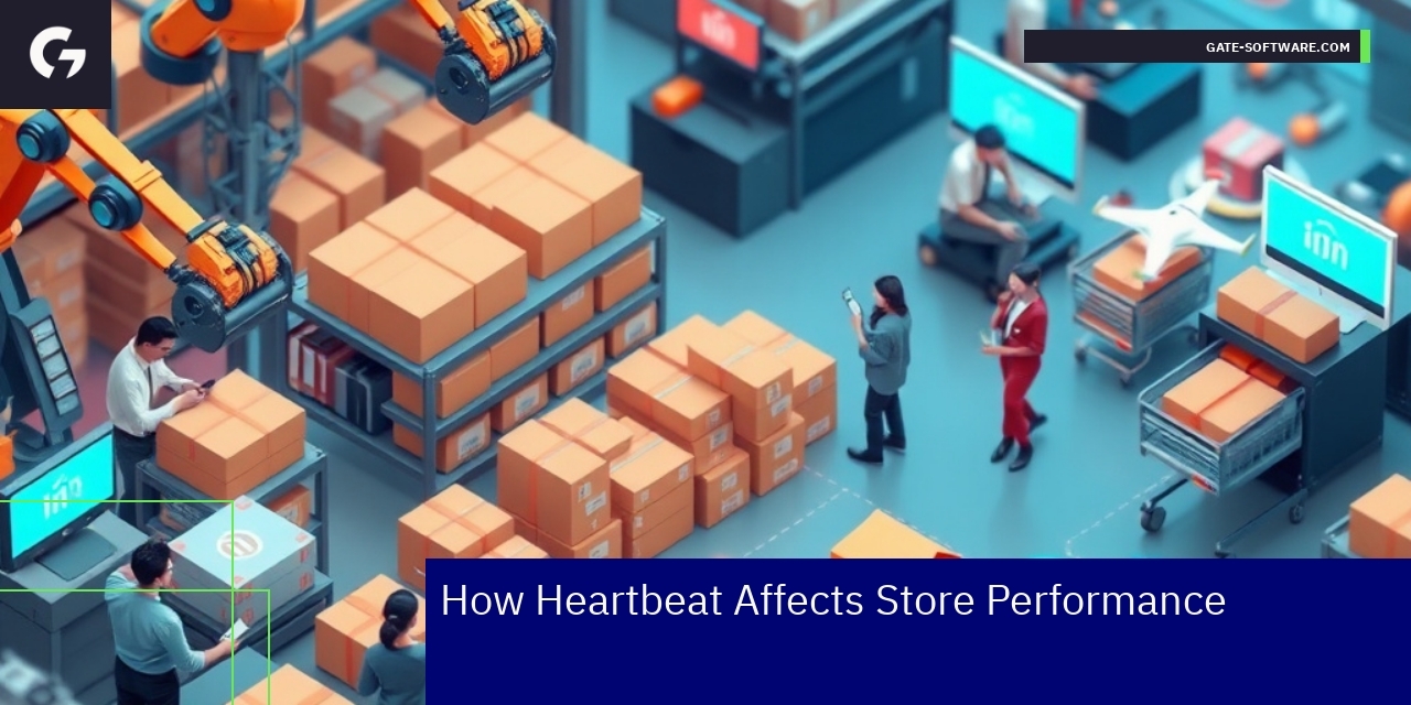 Magento store performance graph with Heartbeat signals