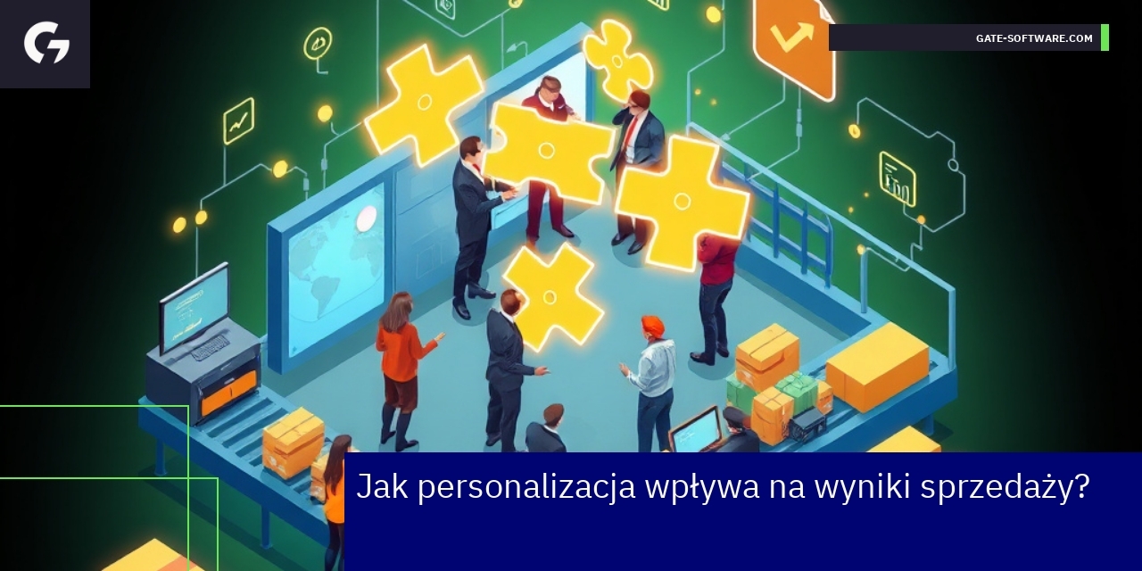 Ilustracja personalizacji i wzrostu sprzedaży w B2B