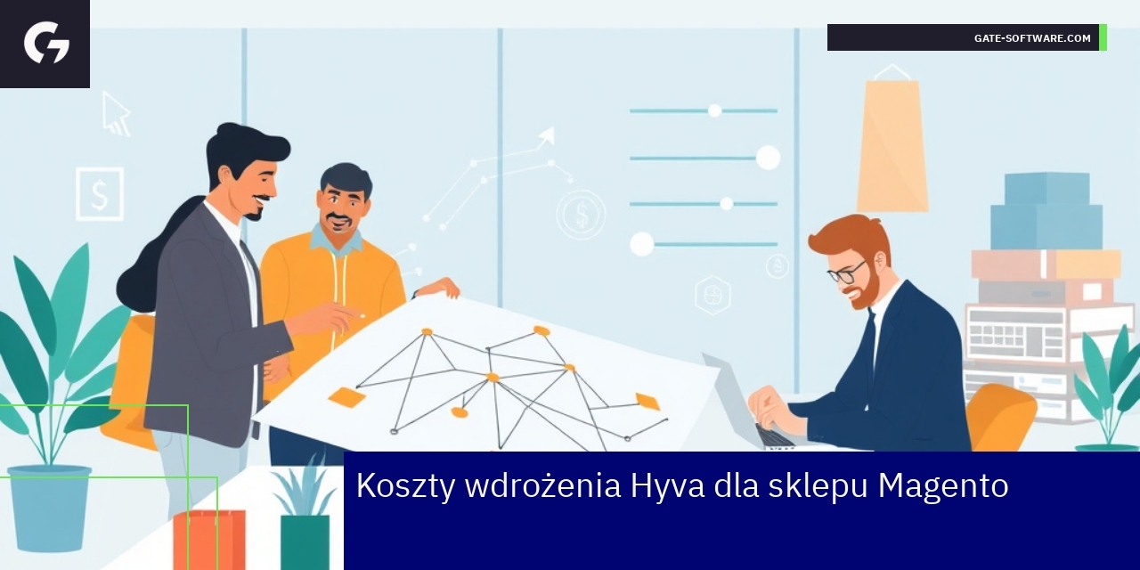 Koszty i korzyści wdrożenia Hyva w Magento Schemat kosztów i korzyści wdrożenia Hyva