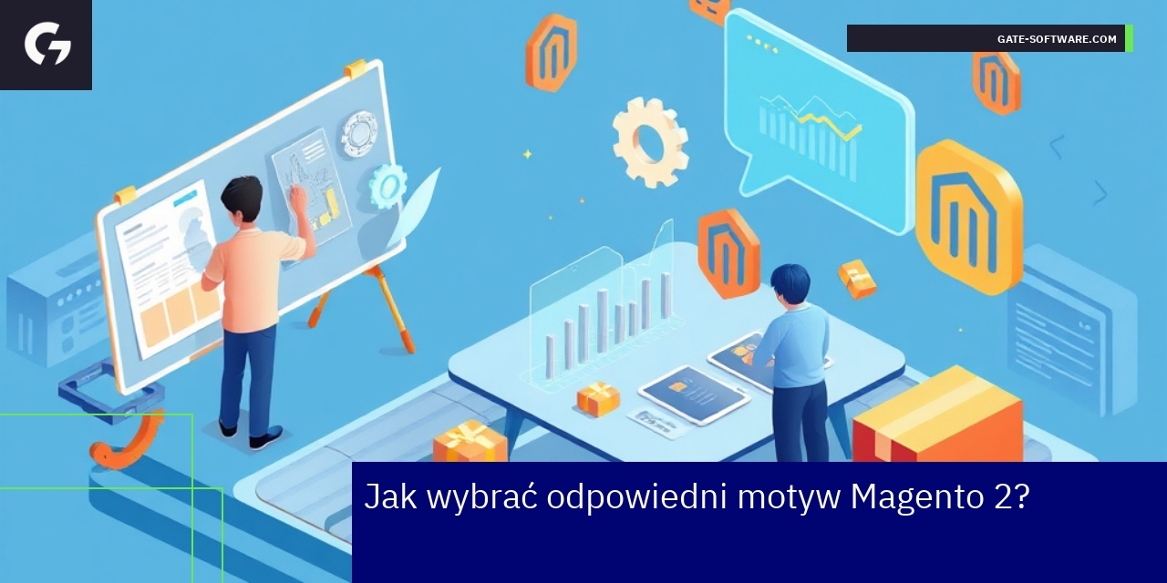 Schemat wyboru motywu Magento 2 i porównanie opcji