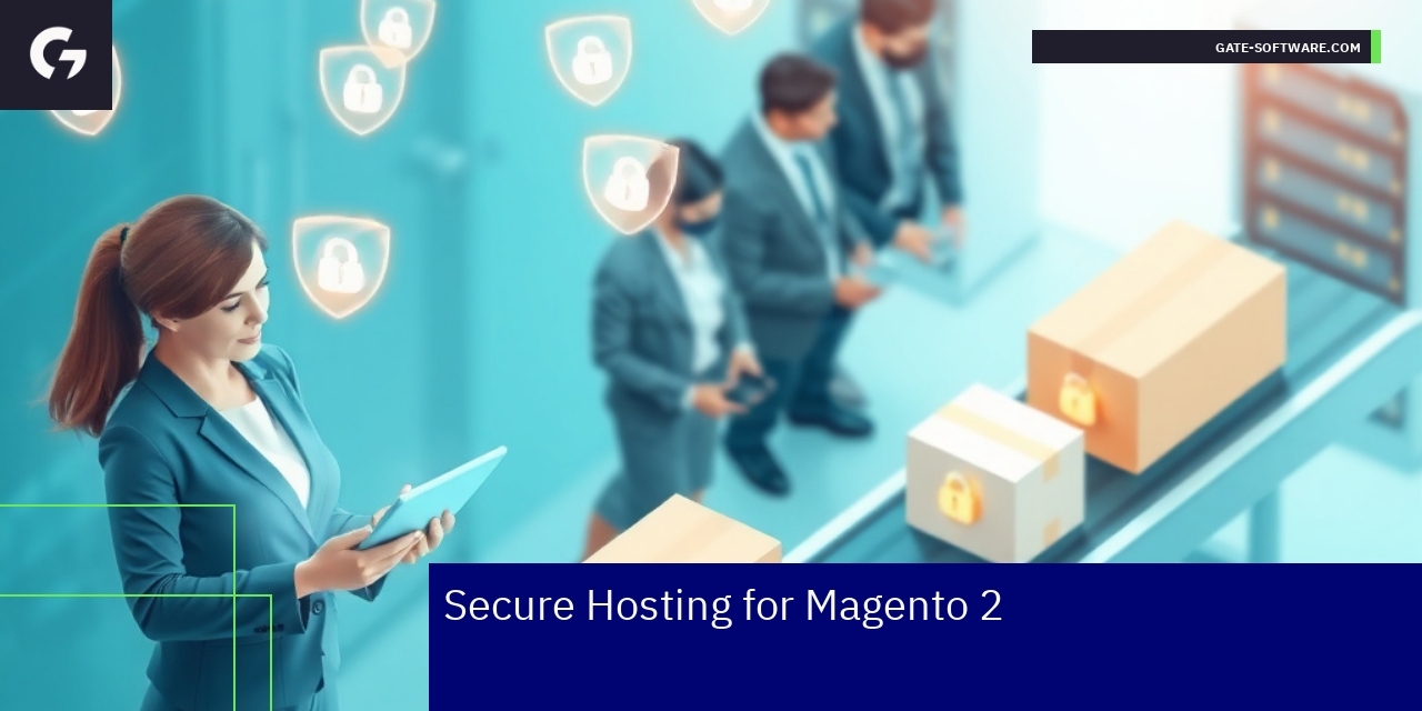 Security icons representing data protection and encryption