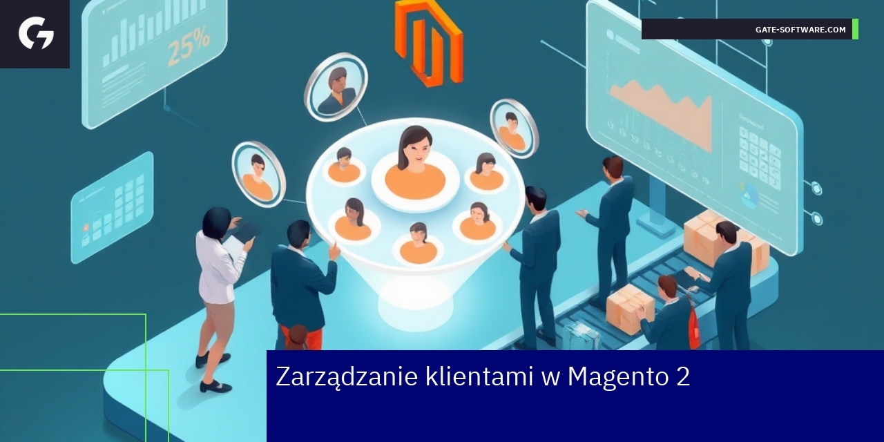 Interfejs zarządzania klientami w Magento 2
